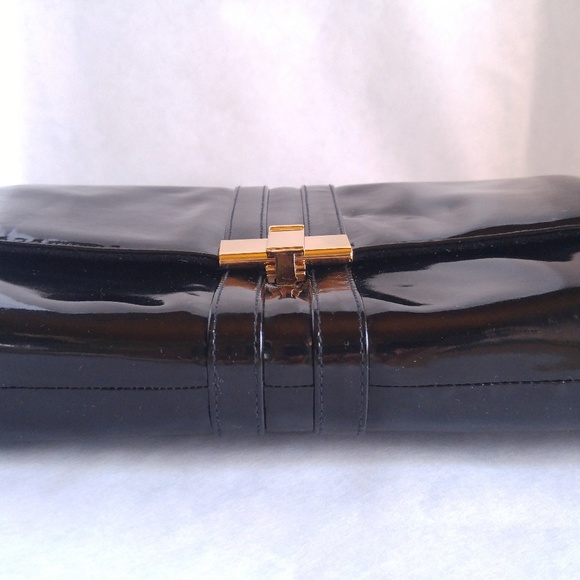 Perfect Holiday handbag! Black patent leather - Picture 4 of 7